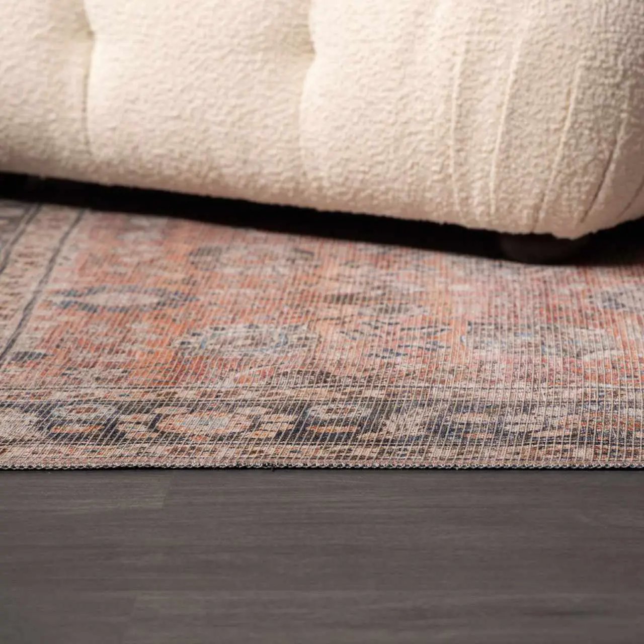 Ganyangan Red Washable Rug by Boutique Rugs