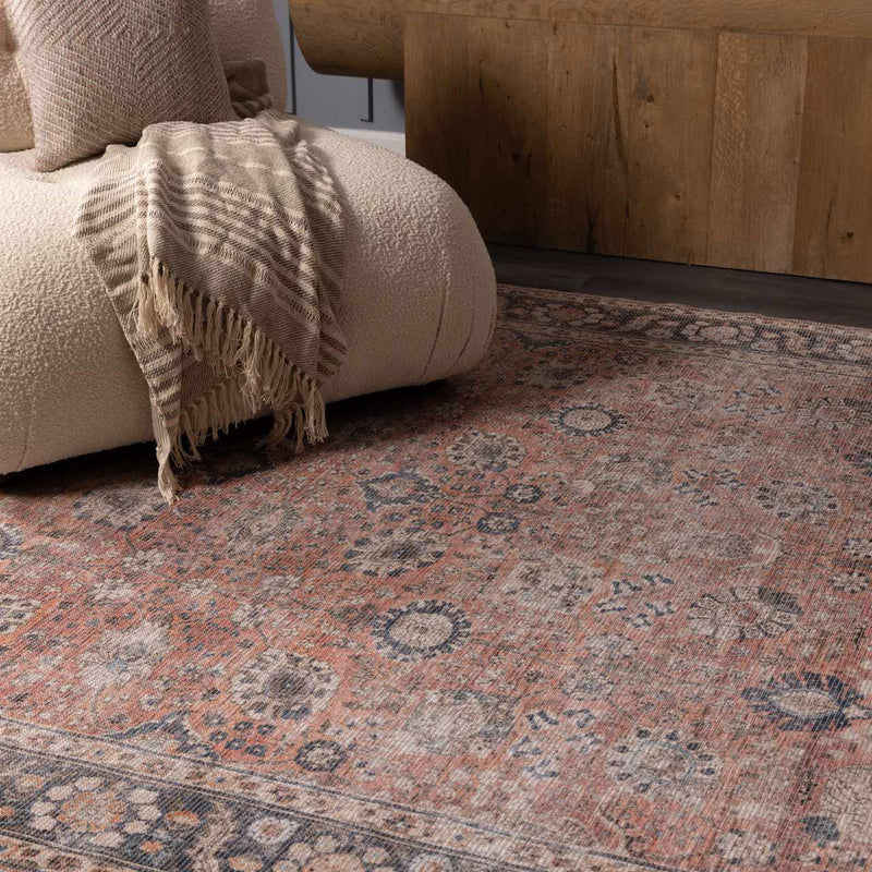 Ganyangan Red Washable Rug by Boutique Rugs