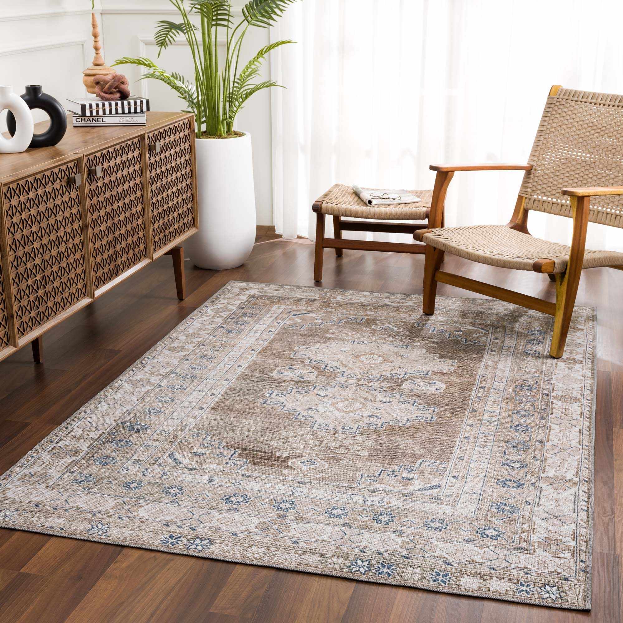 Baltinglass Flat Pile Washable Rug by Boutique Rugs