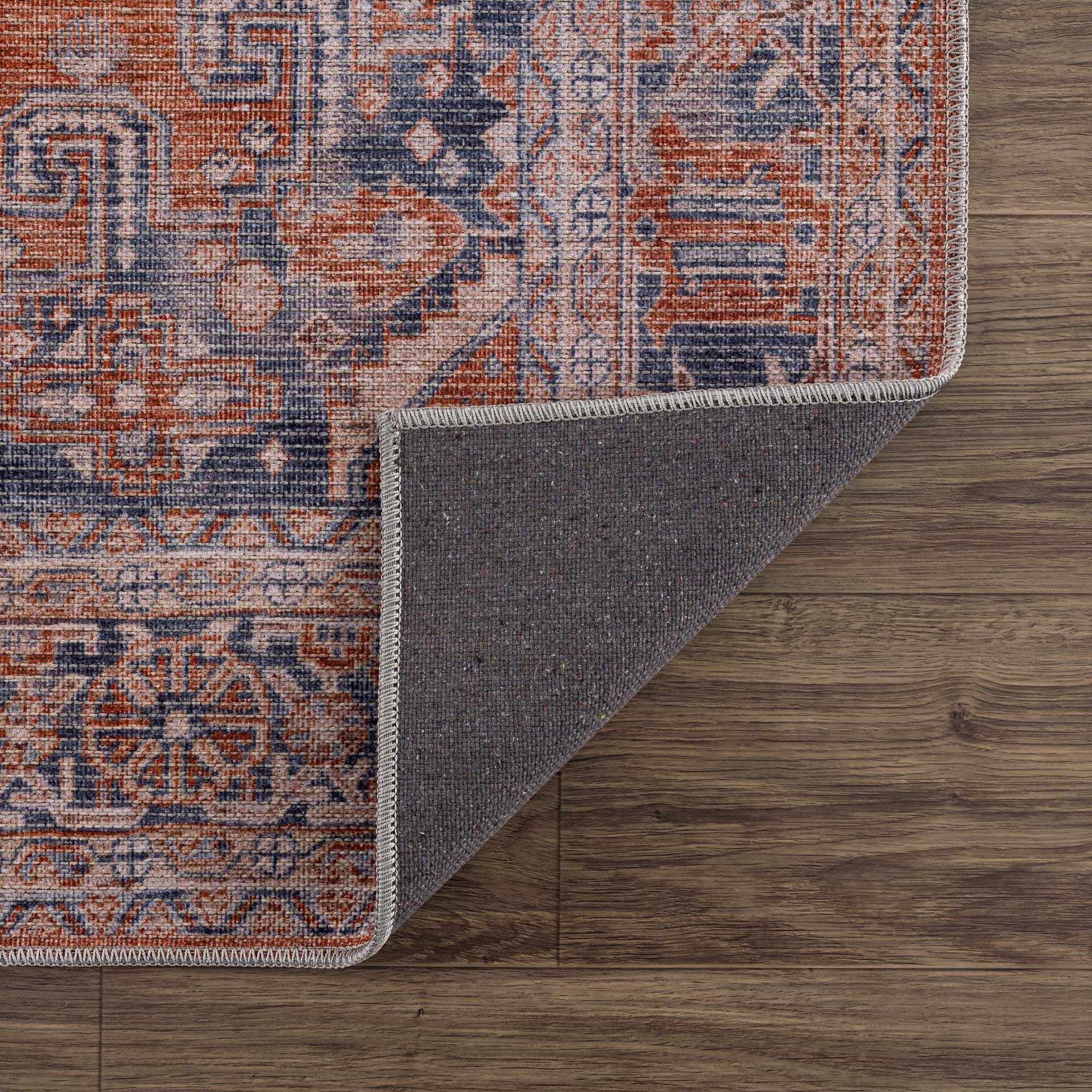 Taber Burnt Orange Persian Style Rug by Boutique Rugs