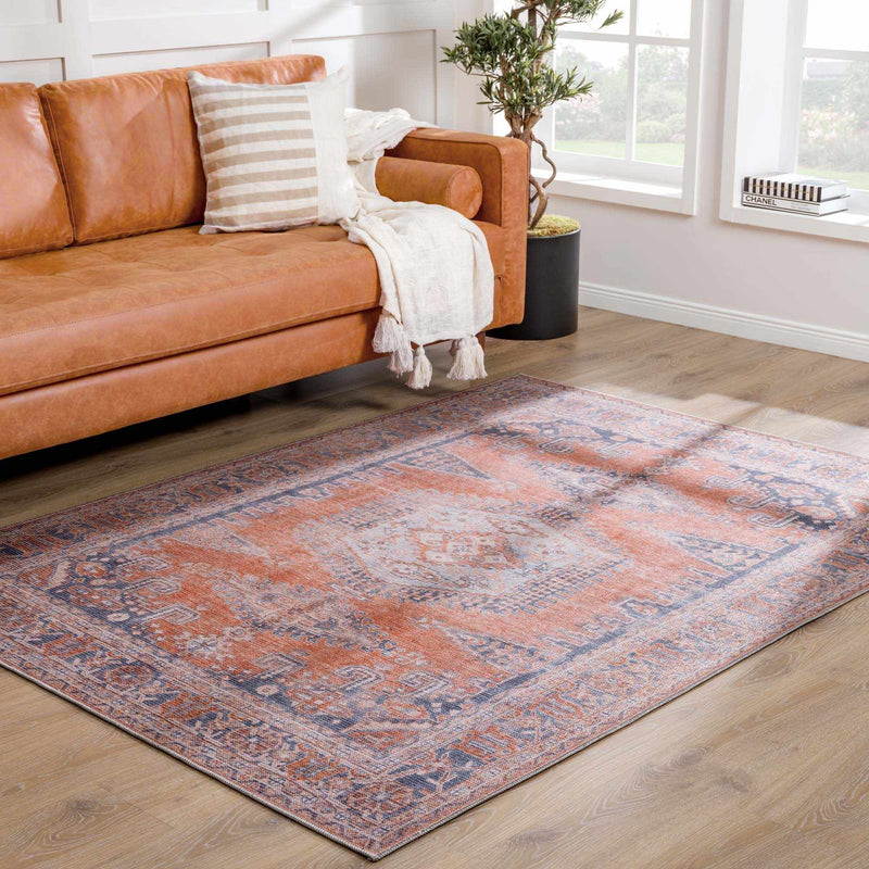 Taber Burnt Orange Persian Style Rug by Boutique Rugs