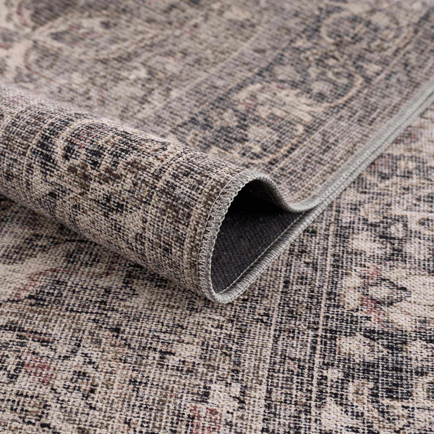 Greenpoint Dusty Blue Washable Rug by Boutique Rugs