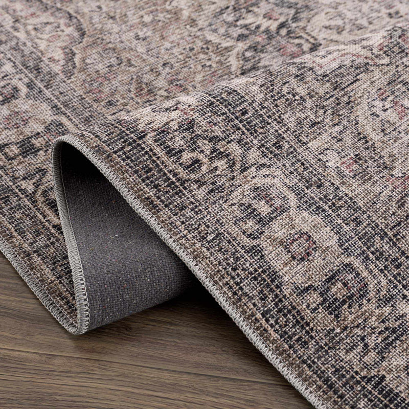 Dusty Sage Greenpoint Medallion Washable Area Rug by Hauteloom