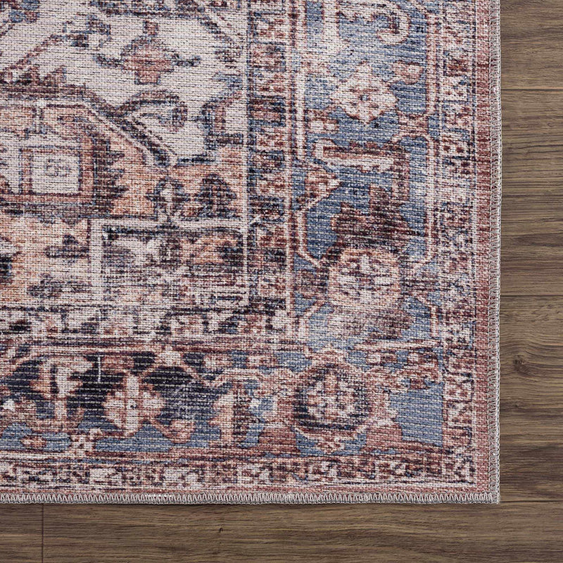 Viho Vintage Flat Pile Washable Rug - Clearance by Boutique Rugs