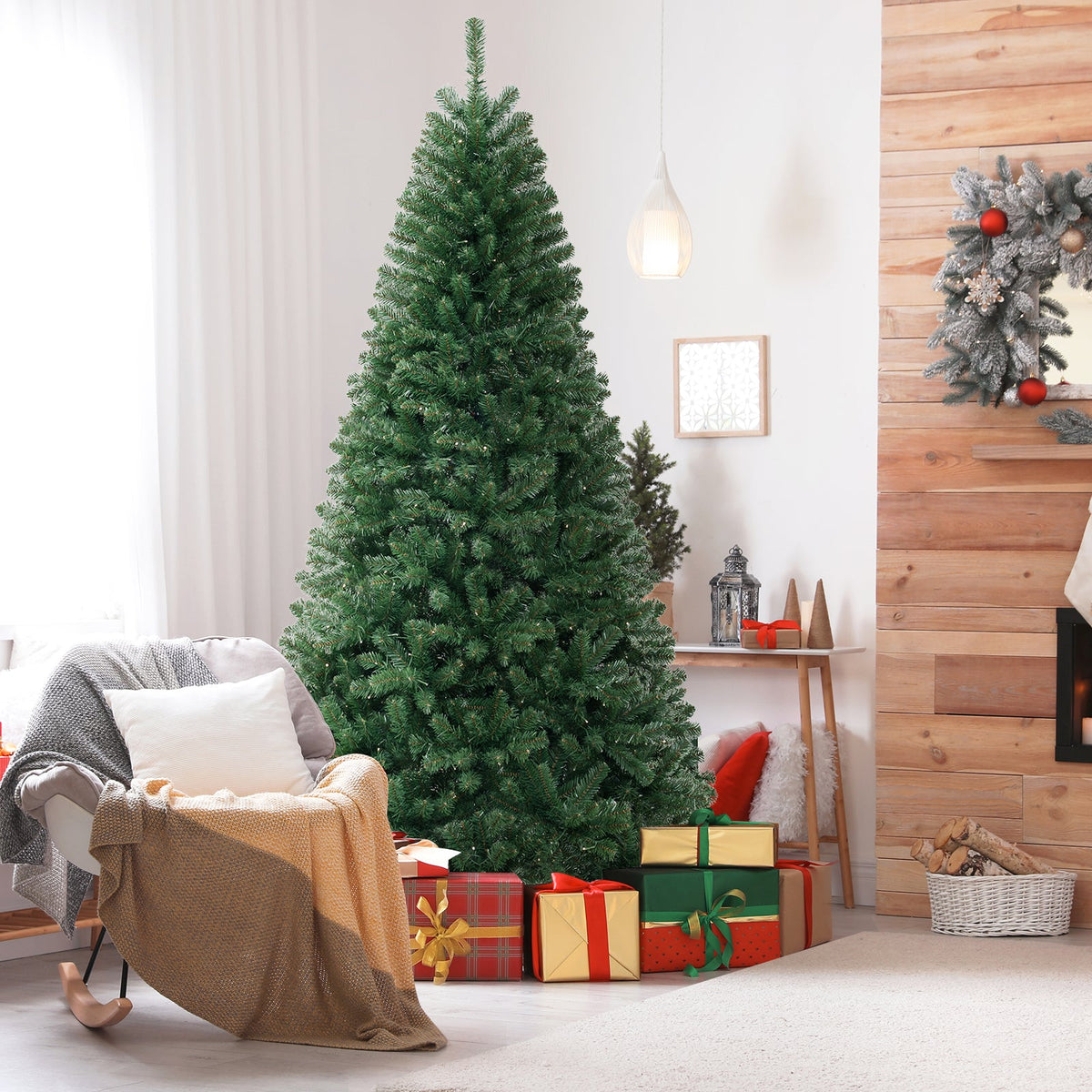 Pre-Lit Artificial Christmas Tree with LED Lights, photo 14 of 14