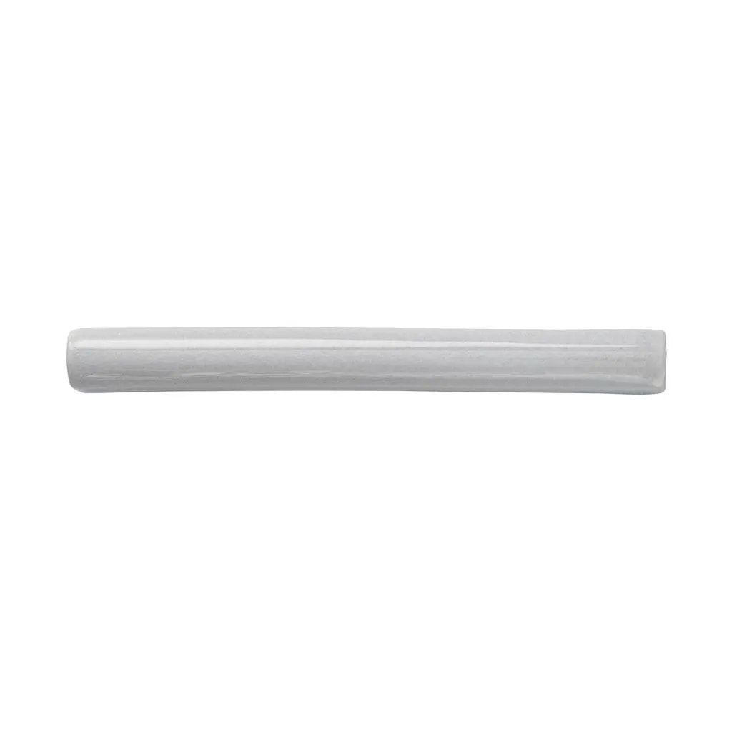 Light Stone Blue 0.6x6 Glossy Ceramic Pencil Tile Trim (10 pack, 0.25 sq ft/case) by Apollo Tile