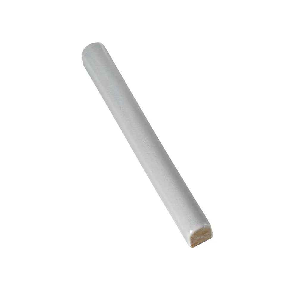 Light Stone Blue 0.6x6 Glossy Ceramic Pencil Tile Trim (10 pack, 0.25 sq ft/case) by Apollo Tile