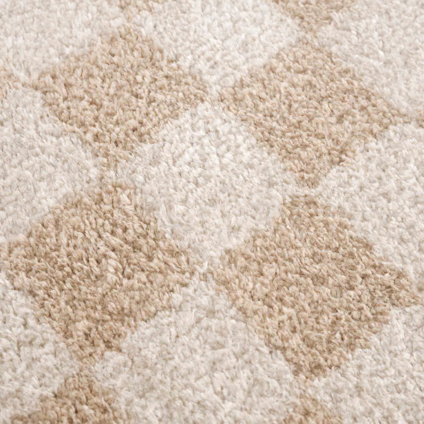 Canika Checkered Cream Washable Area Rug by Boutique Rugs
