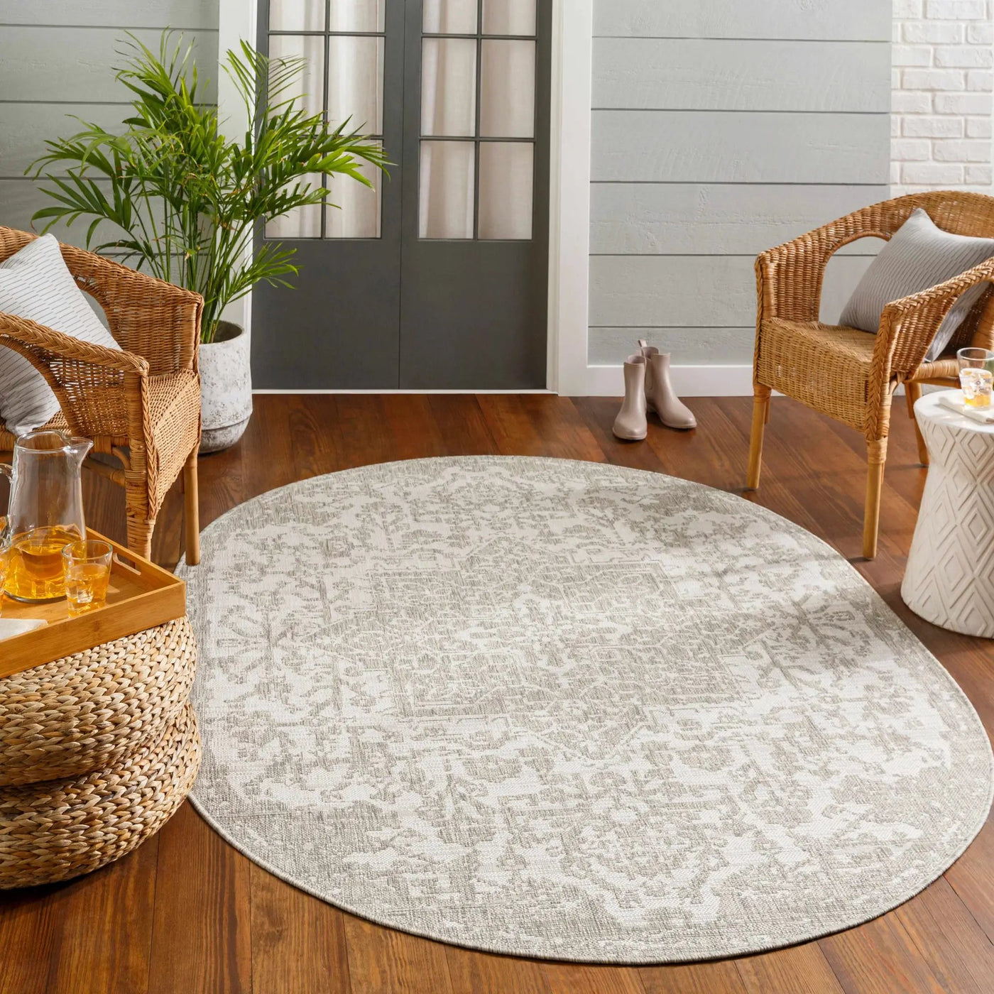 Beige Kilmacolm Outdoor Rug by Boutique Rugs