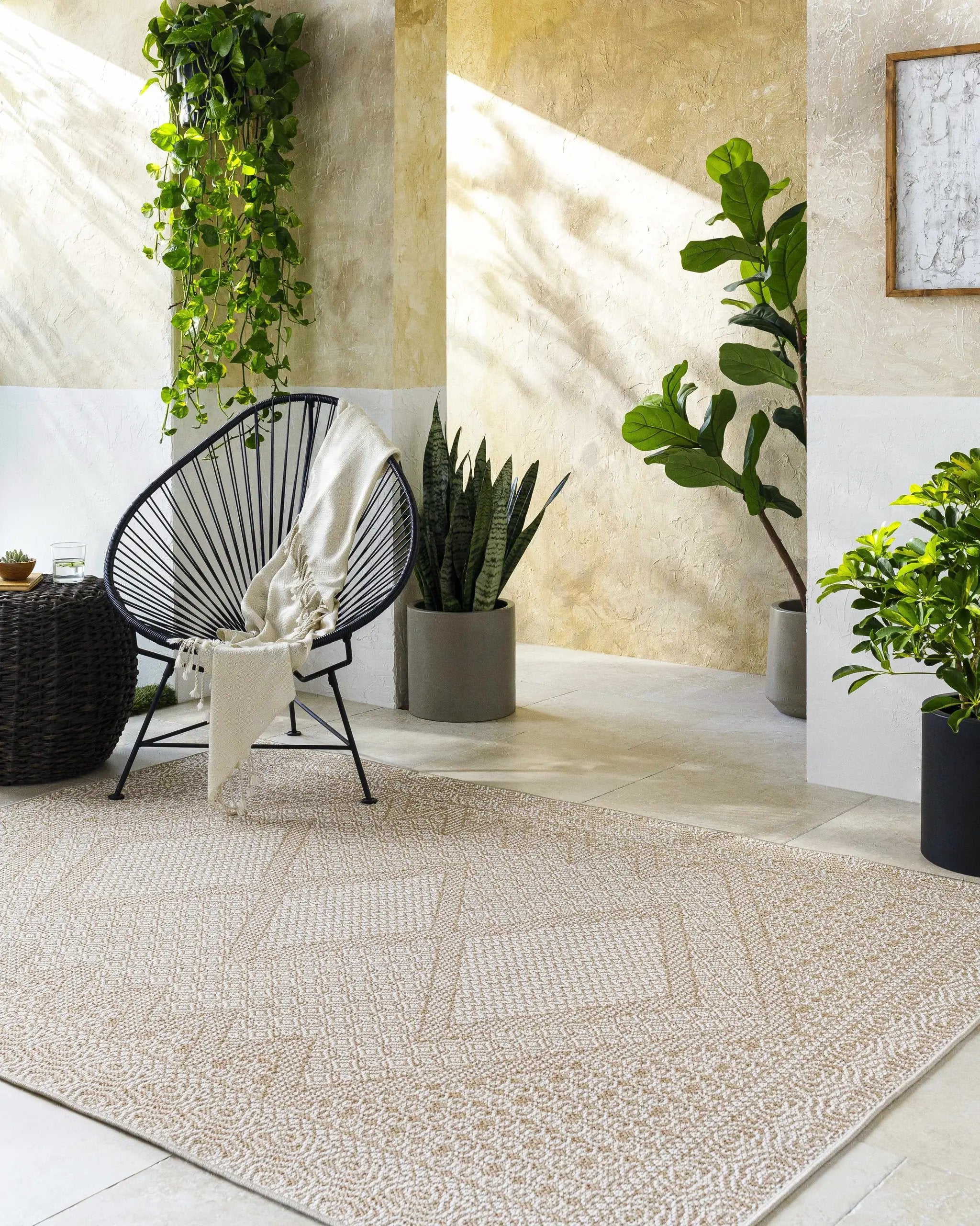 Chaman Outdoor Area Rug - Clearance by Boutique Rugs