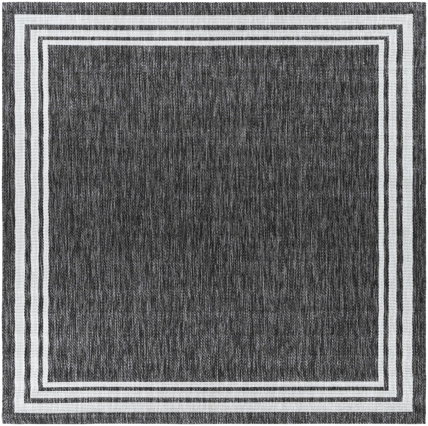 Coonamble Bordered Anthracite Outdoor Rug by Boutique Rugs