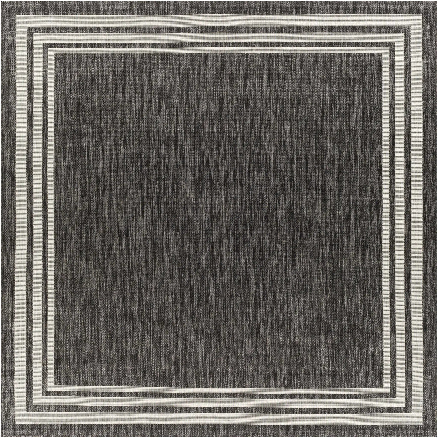 Coonamble Bordered Anthracite Outdoor Rug by Boutique Rugs