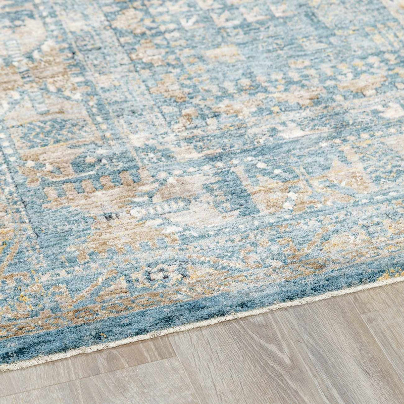 Mirabel Denim Blue Traditional Rug by Boutique Rugs