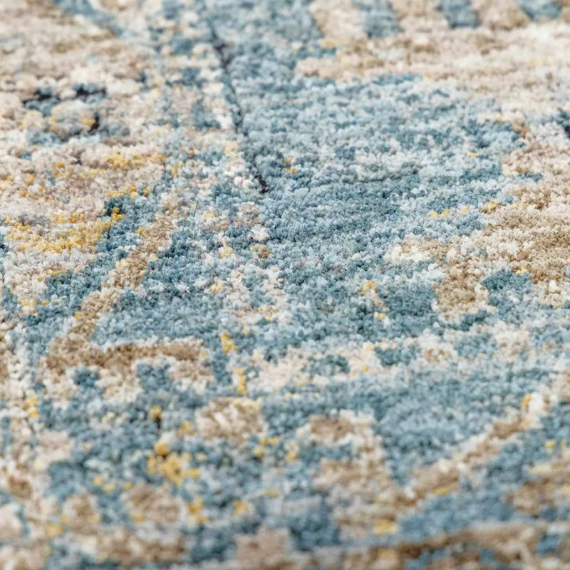 Mirabel Denim Blue Traditional Rug by Boutique Rugs