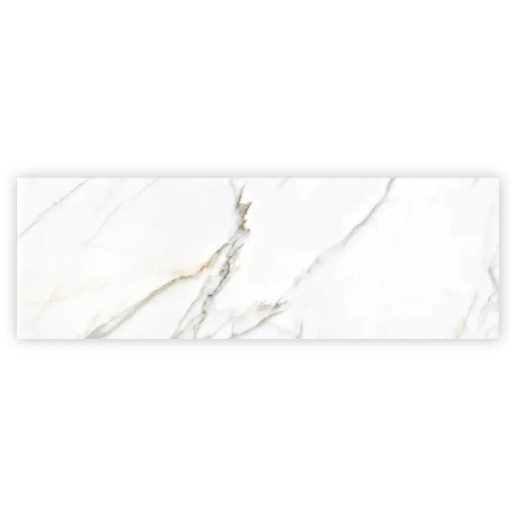 Soft White 16x48 Matte Ceramic Large Format Tile (3 pack, 15.5 sq ft/case) by Apollo Tile