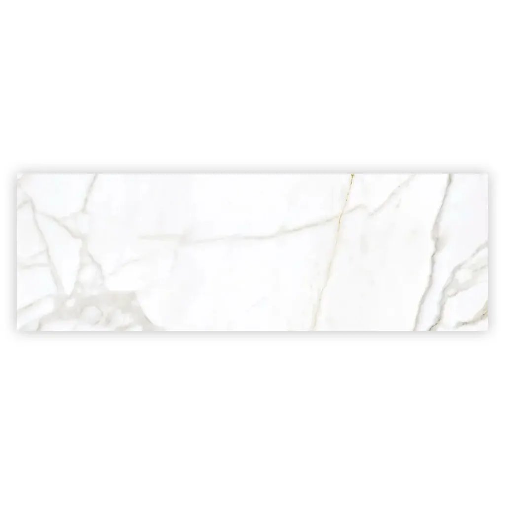 Soft White 16x48 Matte Ceramic Large Format Tile (3 pack, 15.5 sq ft/case) by Apollo Tile