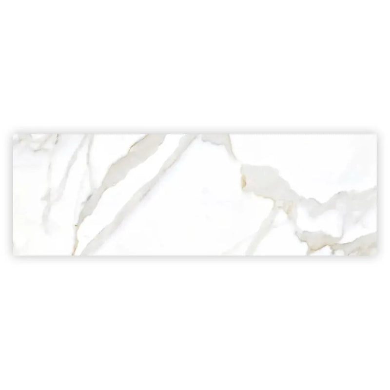 Soft White 16x48 Matte Ceramic Large Format Tile (3 pack, 15.5 sq ft/case) by Apollo Tile