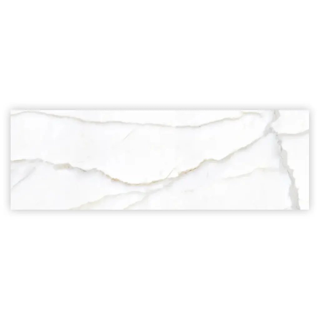 Soft White 16x48 Matte Ceramic Large Format Tile (3 pack, 15.5 sq ft/case) by Apollo Tile