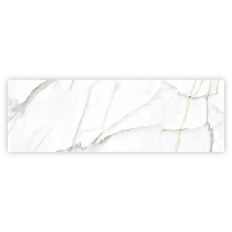 Soft White 16x48 Matte Ceramic Large Format Tile (3 pack, 15.5 sq ft/case) by Apollo Tile