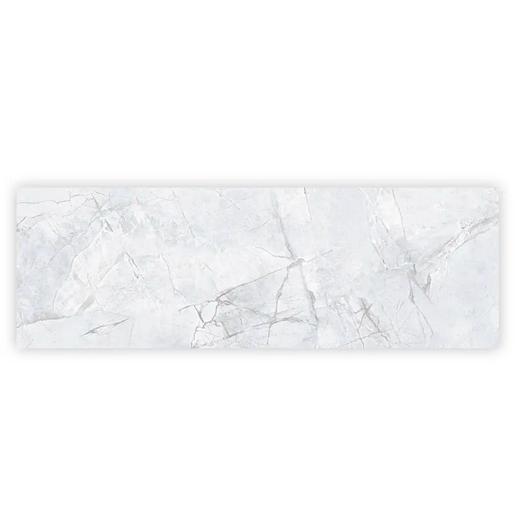 Light Grey White 16x48 Matte Ceramic Large Format Tile (3 pack, 15.5 sq ft/case) by Apollo Tile