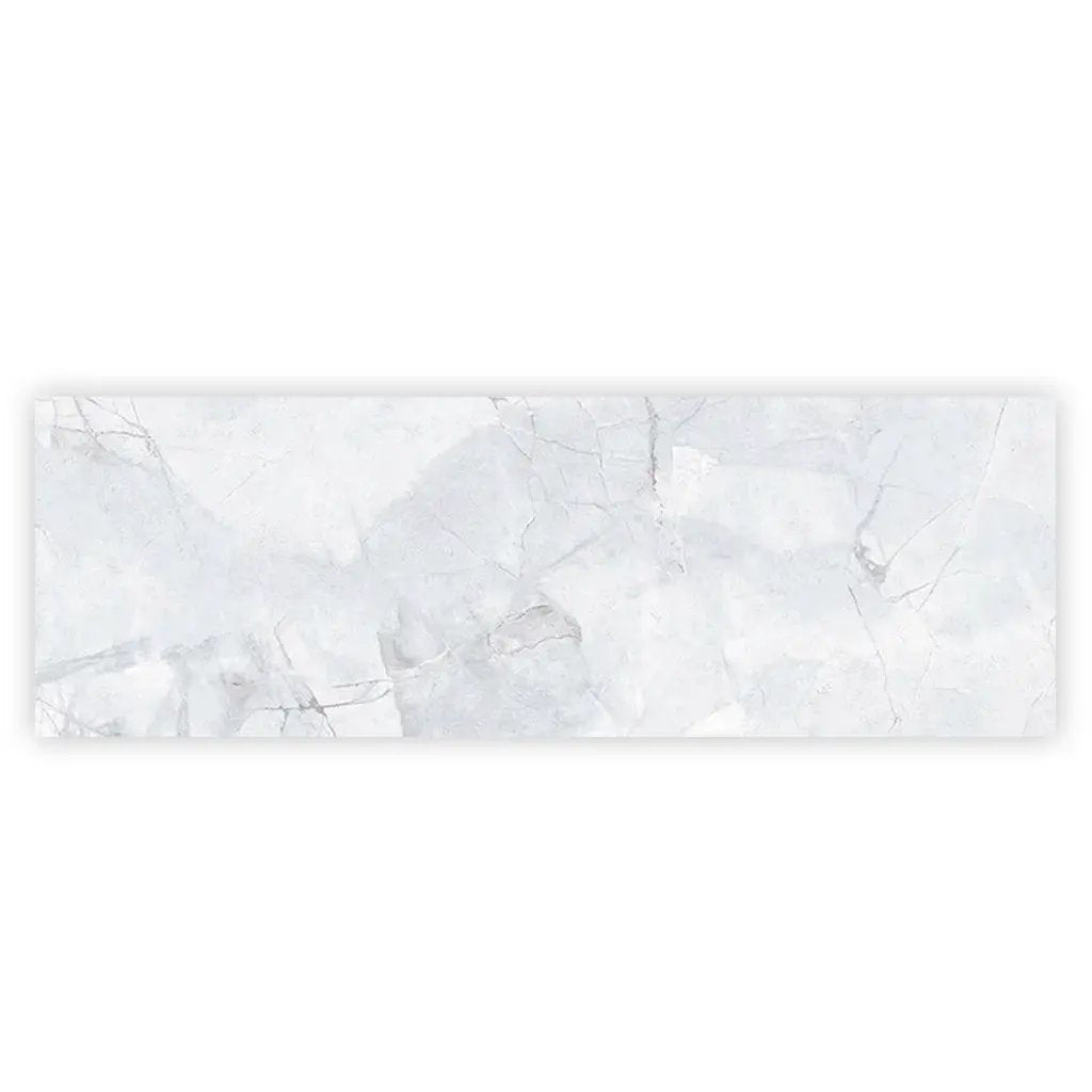 Light Grey White 16x48 Matte Ceramic Large Format Tile (3 pack, 15.5 sq ft/case) by Apollo Tile
