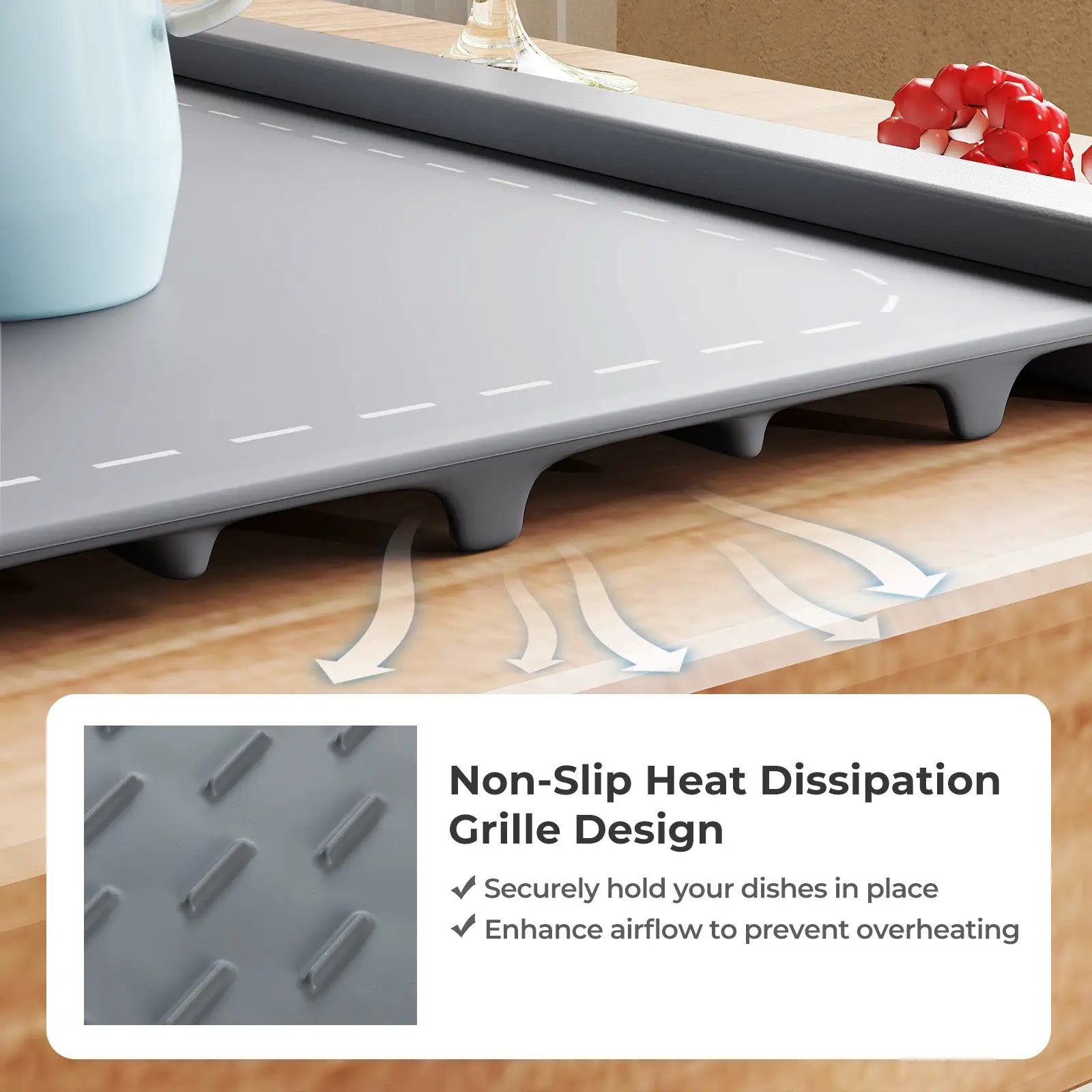 Food Warming Mat Rollable and Portable Electric Warming Tray with Fasting Heating by DirectDeals