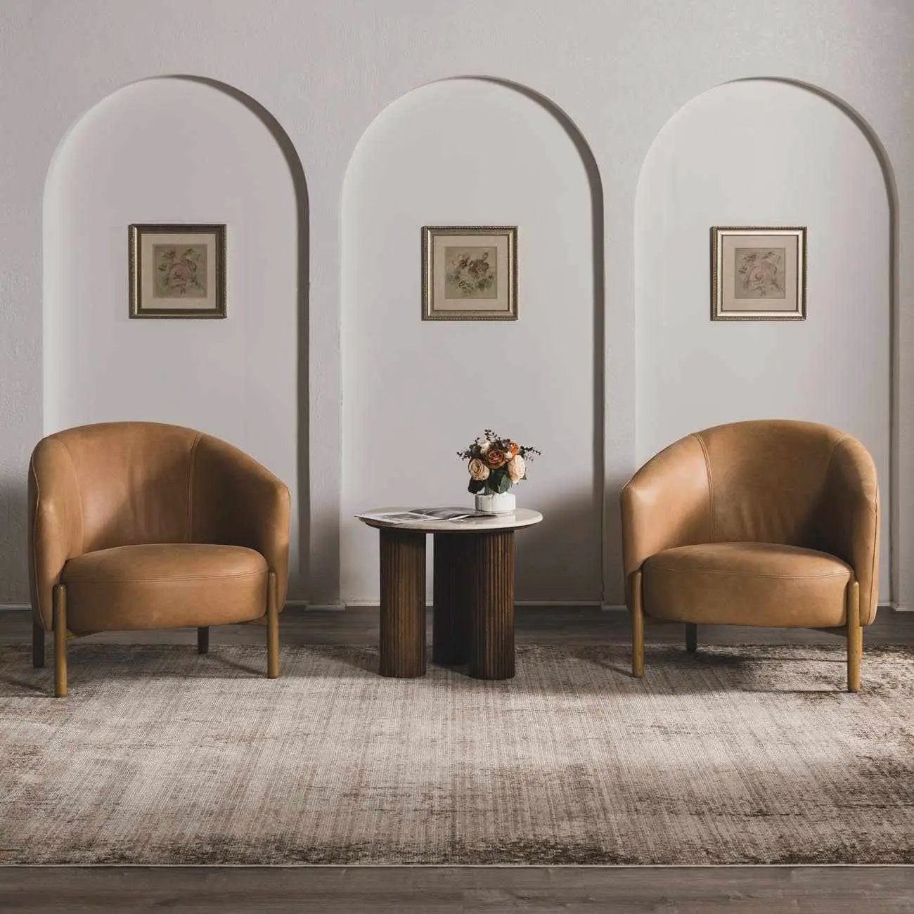 Myrtle Avenue Machine Woven Galey Alix x LIVABLISS GAMY-2303 Area Rug by Boutique Rugs