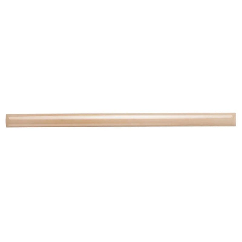 Beige 0.5x8 Glossy Ceramic Pencil Tile Trim (10 pack, 0.3 sq ft/case) by Apollo Tile