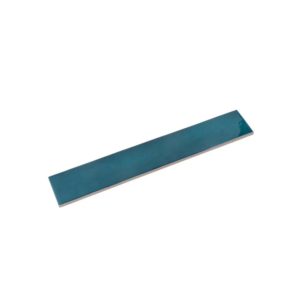 Teal Green 2.6x16 Glossy Ceramic Subway Tile (38 pack, 10.76 sq ft/case) by Apollo Tile