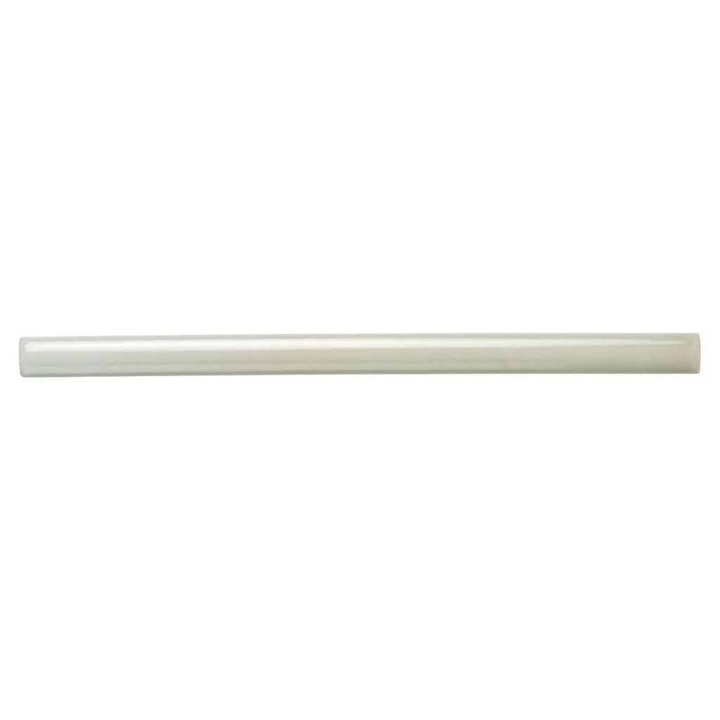 Tea Green 0.5x8 Glossy Ceramic Pencil Tile Trim (10 pack, 0.3 sq ft/case) by Apollo Tile