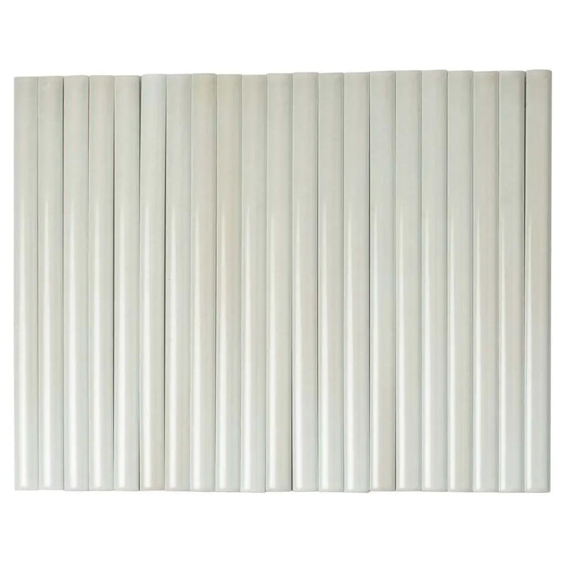 Tea Green 0.5x8 Glossy Ceramic Pencil Tile Trim (10 pack, 0.3 sq ft/case) by Apollo Tile
