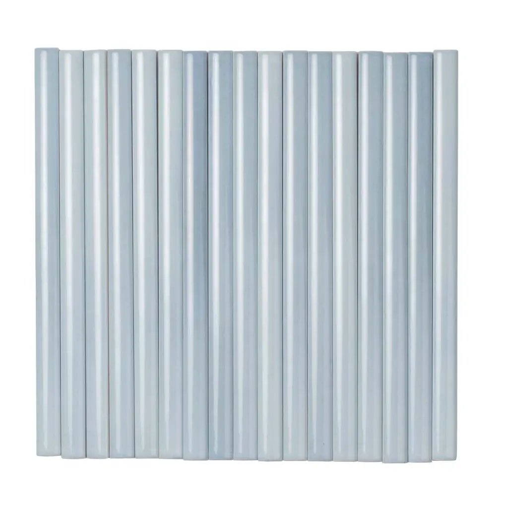 Benjamin Moore Smoke 0.5x8 Glossy Ceramic Pencil Tile Trim (10 pack, 0.3 sq ft/case) by Apollo Tile