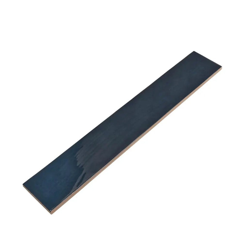 Navy Blue 2.6x16 Glossy Ceramic Subway Tile (38 pack, 10.76 sq ft/case) by Apollo Tile