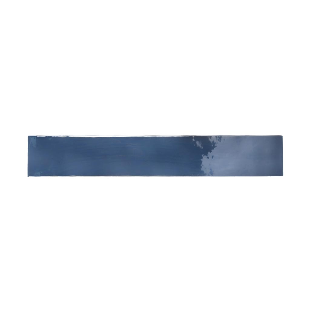 Sample-Navy Blue 2.6x16 Glossy Ceramic Subway Tile (38 pack, 10.76 sq ft/case), photo 2 of 11