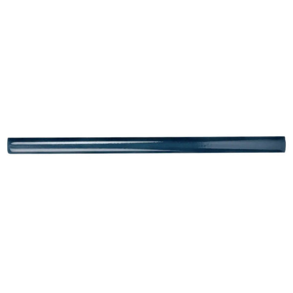 Navy Blue 0.5x8 Glossy Ceramic Pencil Tile Trim (10 pack, 0.3 sq ft/case)