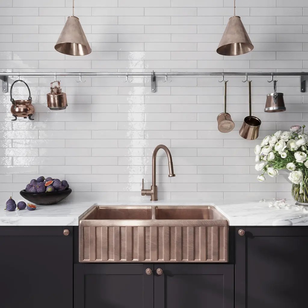 Ivory White 2.6x16 Glossy Ceramic Subway Tile (38 pack, 10.76 sq ft/case) by Apollo Tile