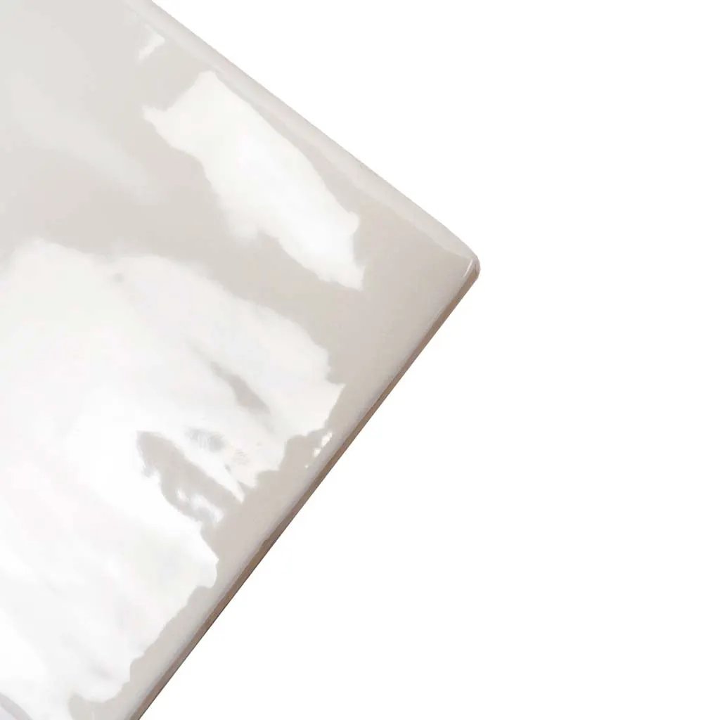 Ivory White 4x4 Glossy Square Ceramic Tile (60 pack, 6.46 sq ft/case) by Apollo Tile
