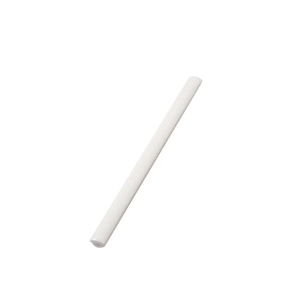 Ivory White 0.5x8 Glossy Ceramic Pencil Tile Trim (10 pack, 0.3 sq ft/case) by Apollo Tile