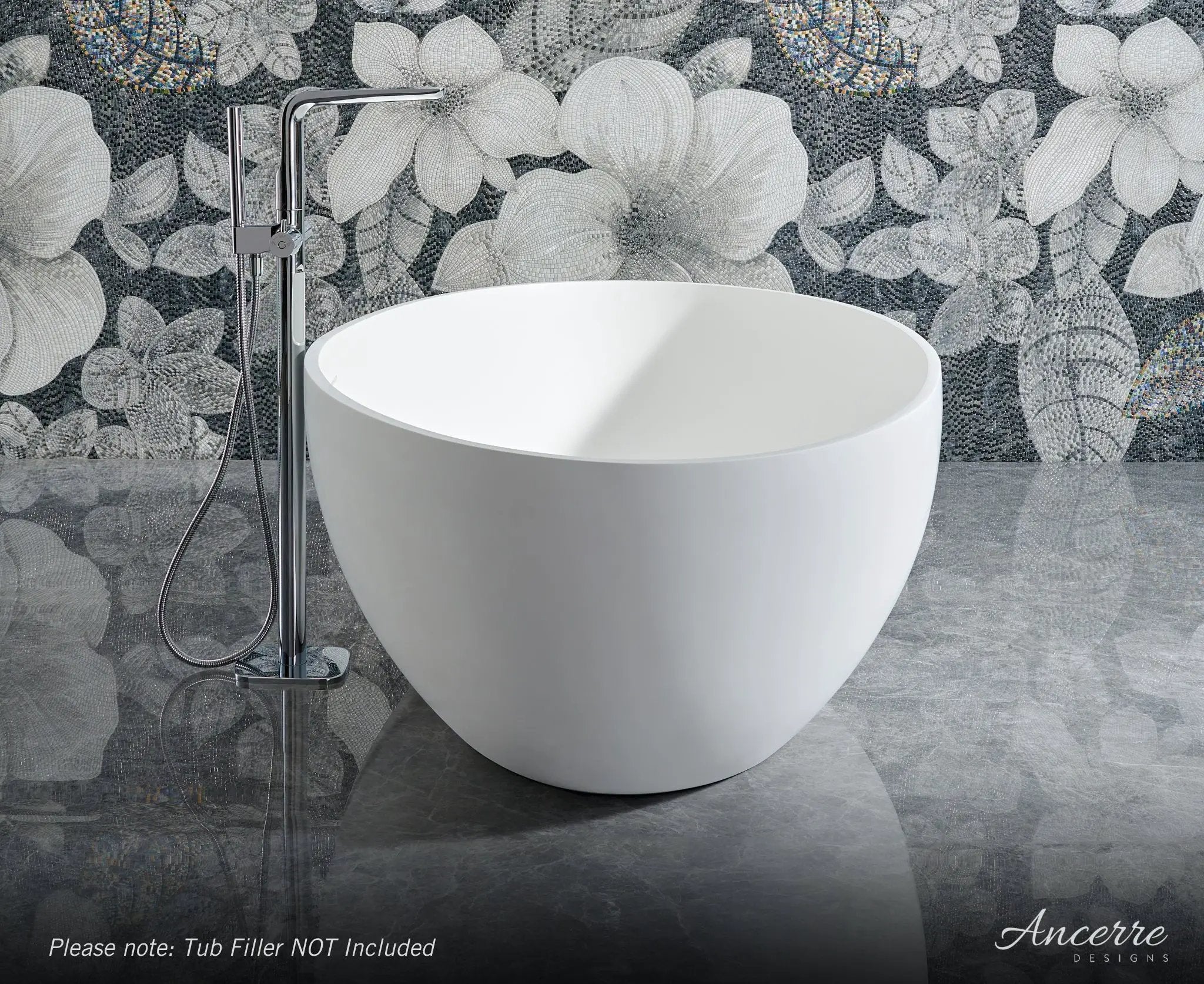 Crestwood Freestanding Solid Surface Bathtub by Ancerre Designs