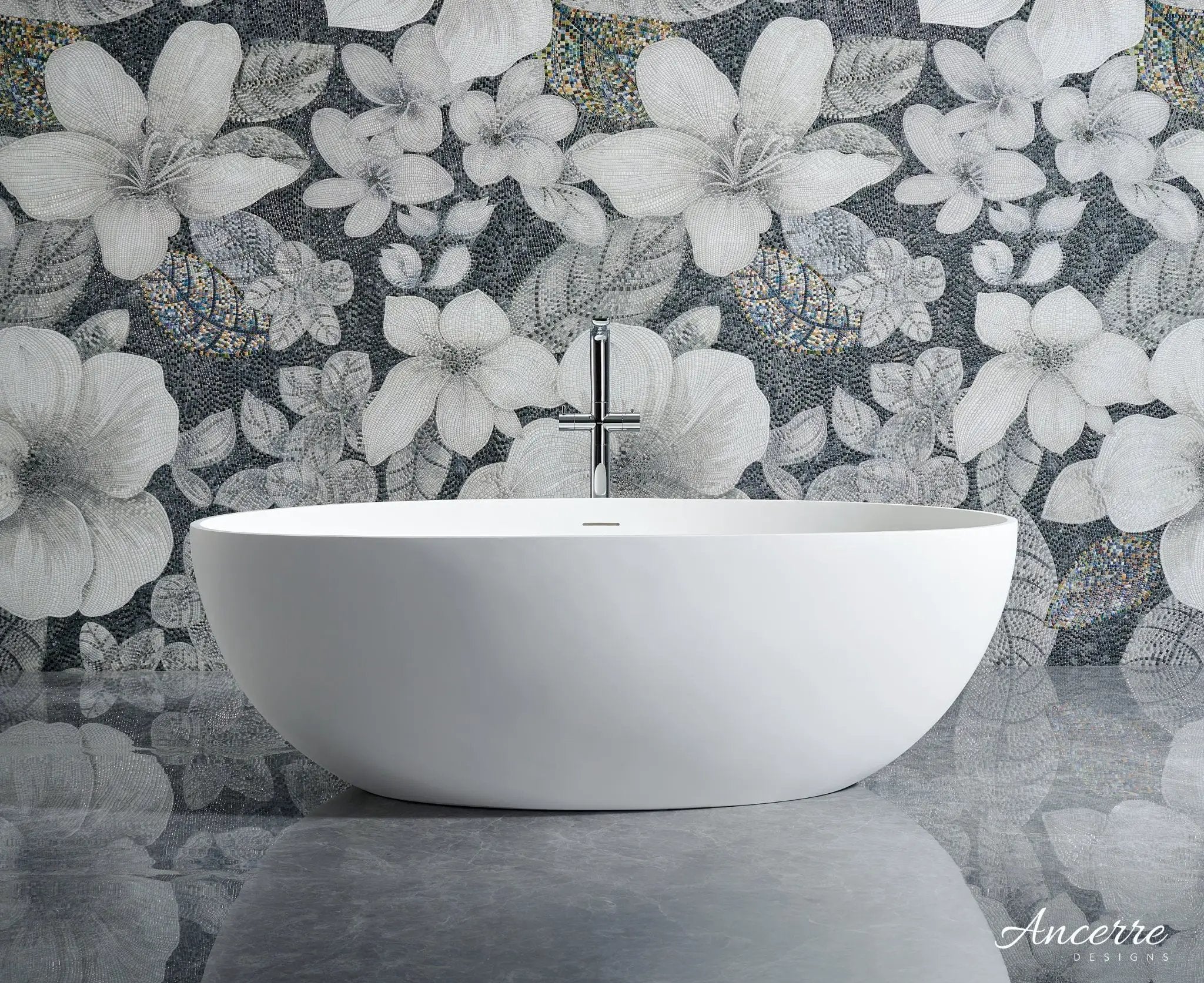 Crestwood Freestanding Solid Surface Bathtub by Ancerre Designs