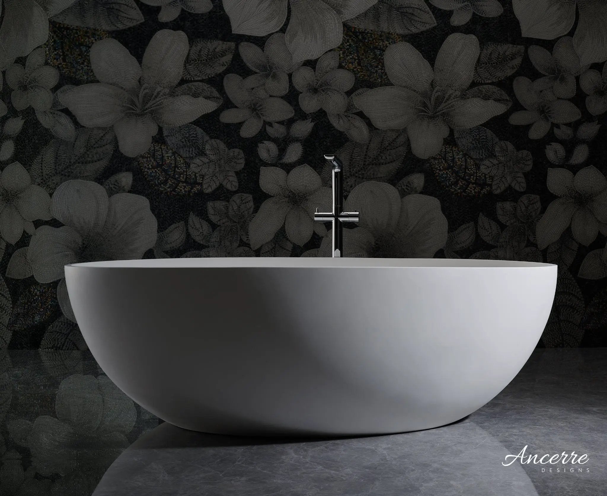 Crestwood Freestanding Solid Surface Bathtub by Ancerre Designs