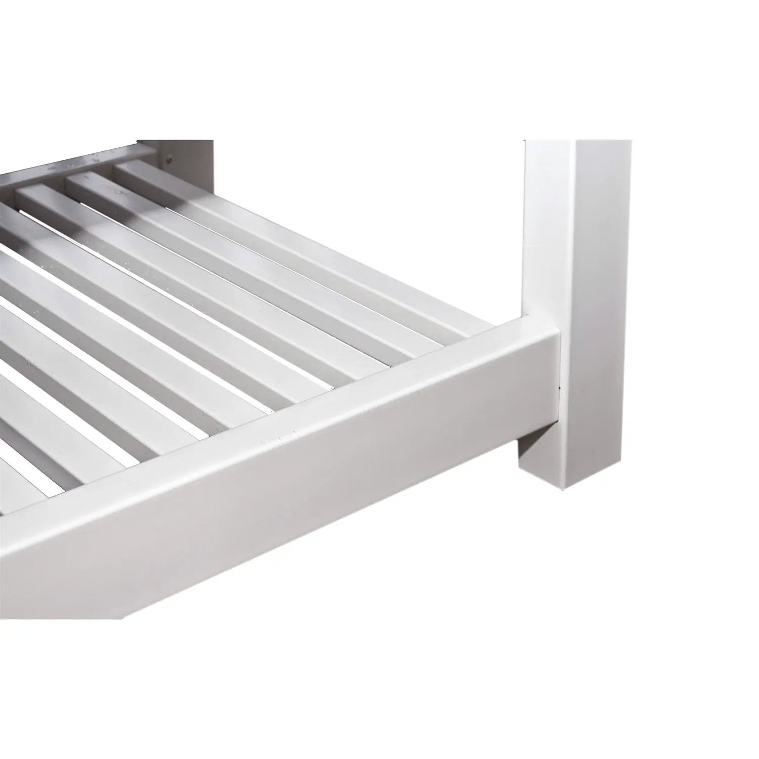 Elevated Planter Raised Grow Bed in White Vinyl by HomePacific