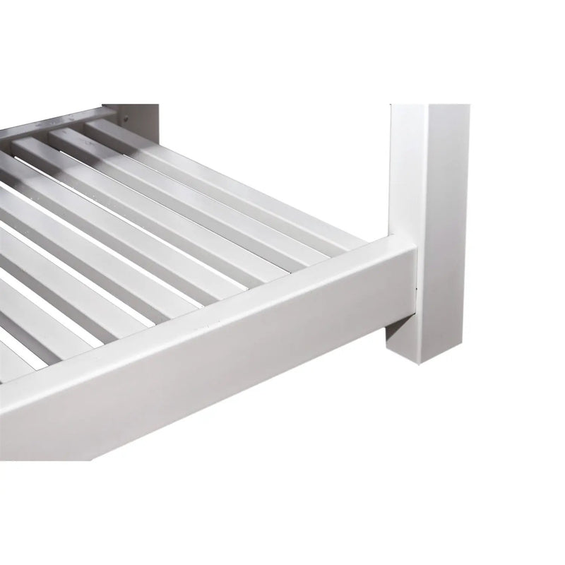 Elevated Planter Raised Grow Bed in White Vinyl by HomePacific