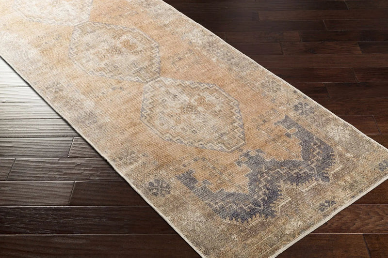Carrabelle Peach Washable Area Rug - Clearance by Boutique Rugs