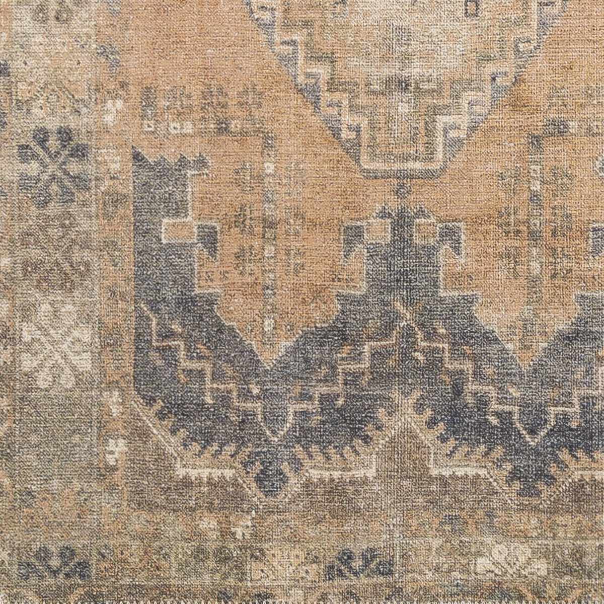 Carrabelle Peach Washable Area Rug - Clearance by Boutique Rugs