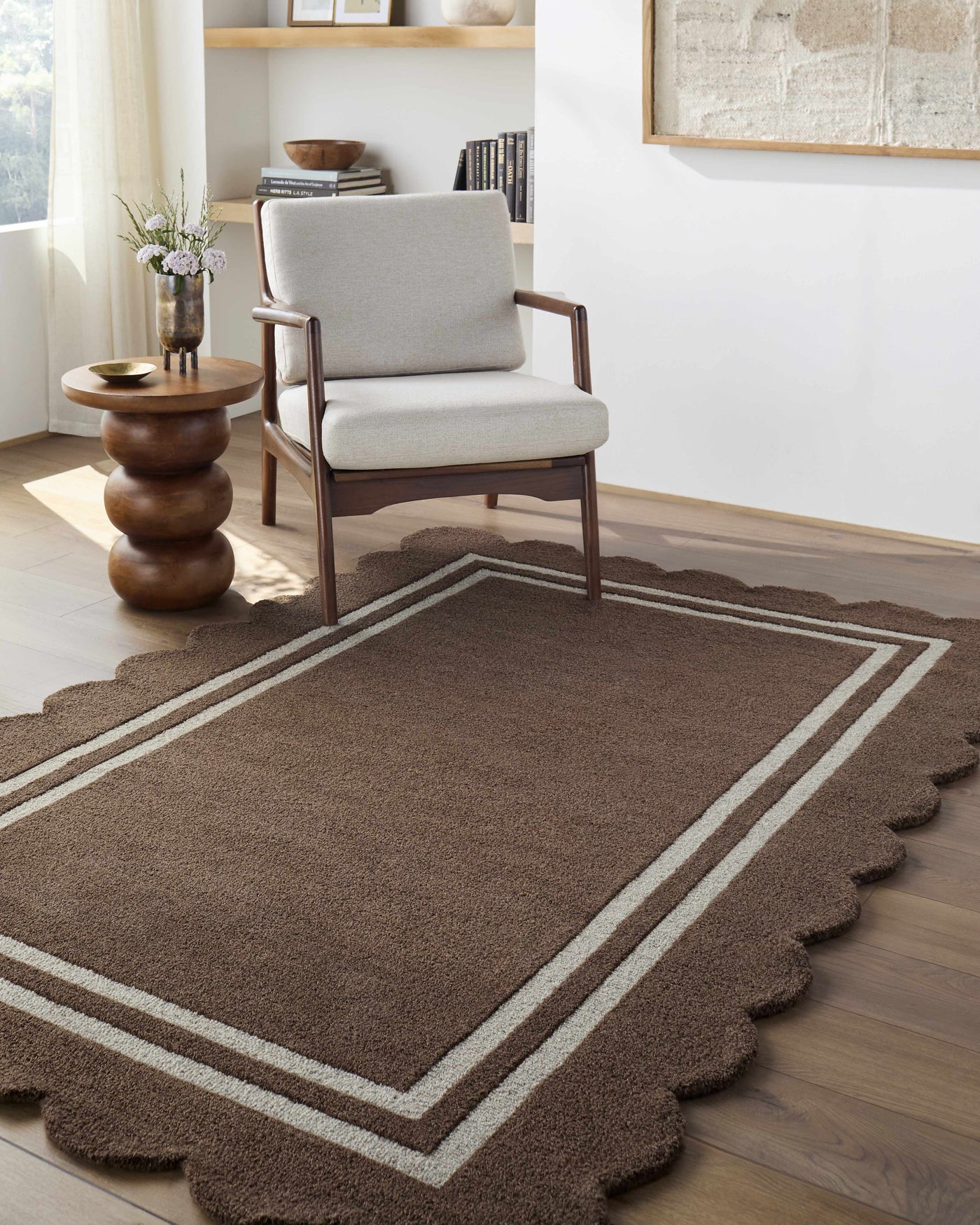 Chogan Chocolate Brown Area Rug by Boutique Rugs