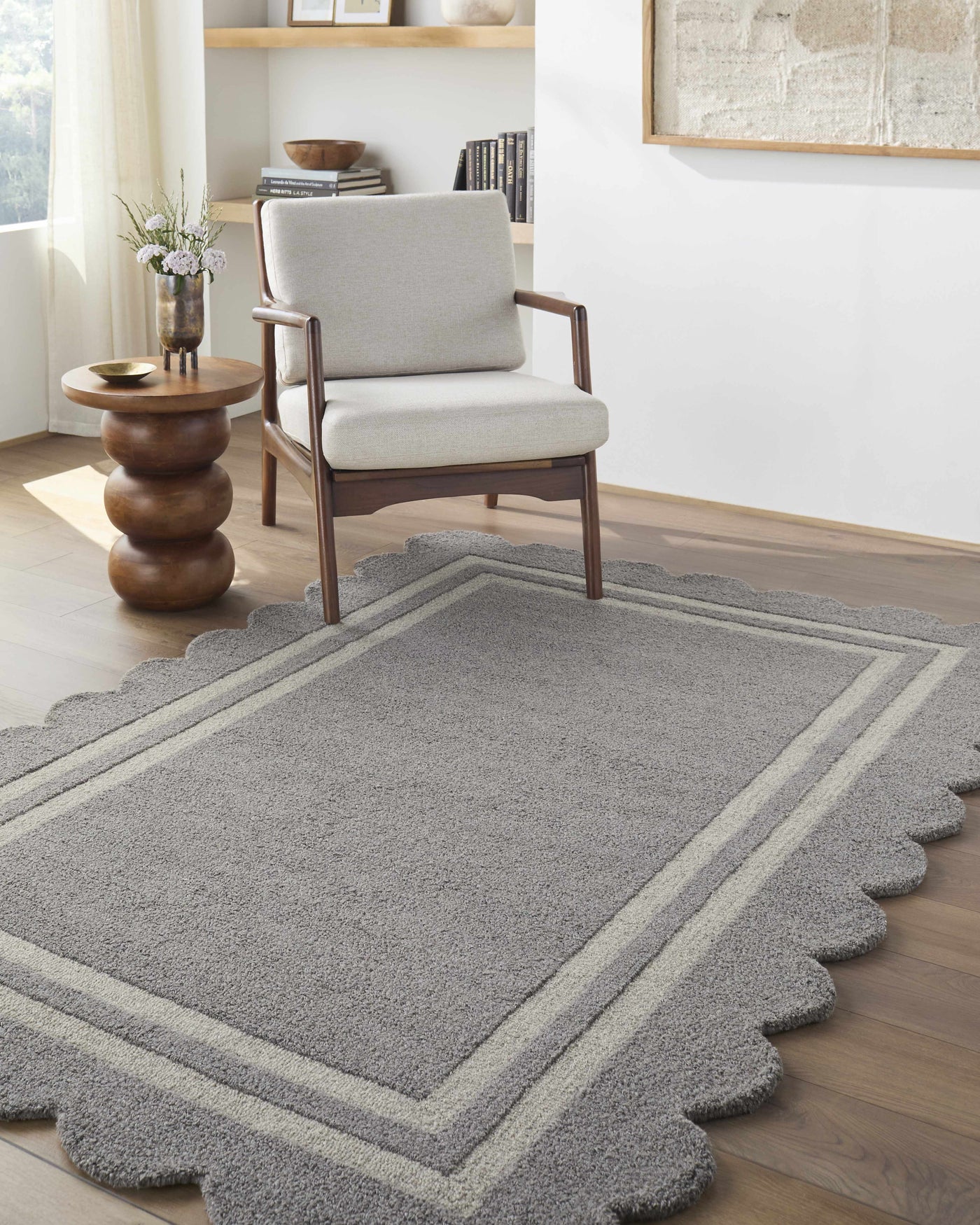 Chogan Slate Gray Area Rug by Boutique Rugs