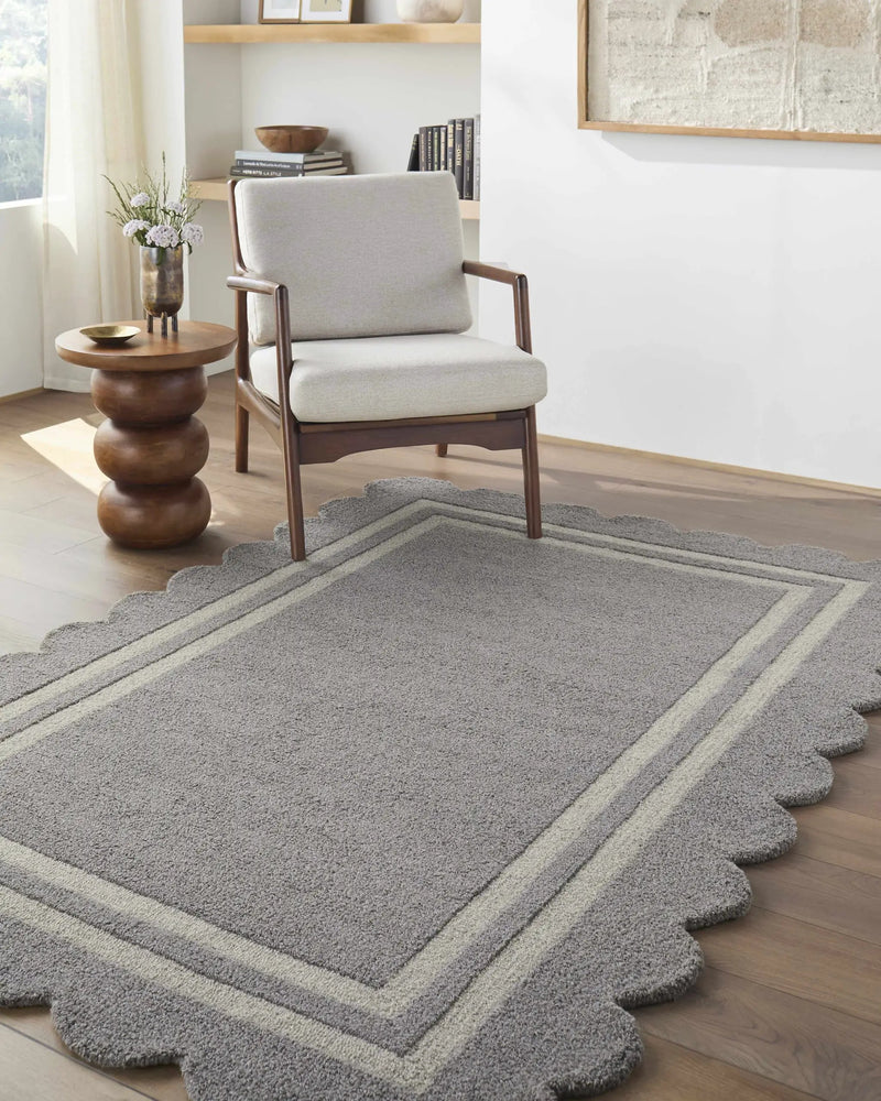 Chogan Slate Gray Area Rug by Boutique Rugs