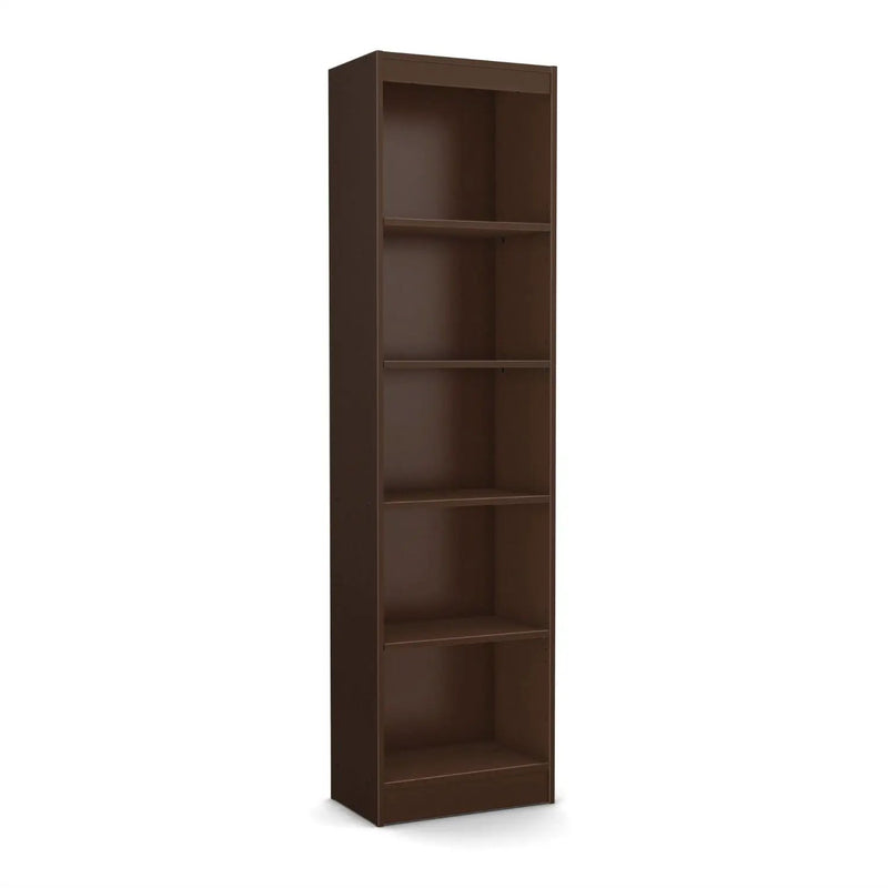 Chocolate Brown Wood Finish 71-inch Tall 5-Shelf Bookcase by HomePacific