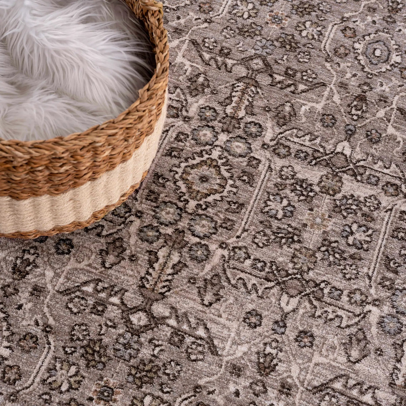 Lugo Luxe Area Rug with tassels - Clearance by Boutique Rugs